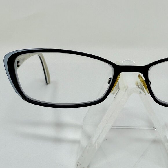 kate spade Accessories - Kate Spade Lidia OW44 Eyeglass Frames – Black Front with White & Gold Fleck Arms